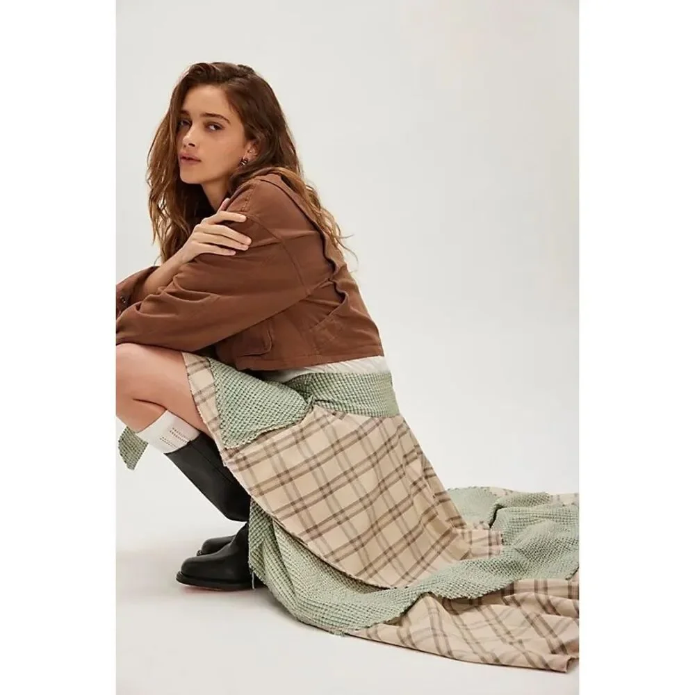 New Free People Calliope Maxi Skirt Size 14 - Picture 4 of 11